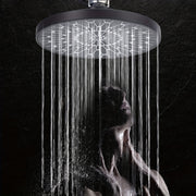 Stainless Steel 6-Inch High-Pressure Rain Shower Head for Hotel Bathrooms
