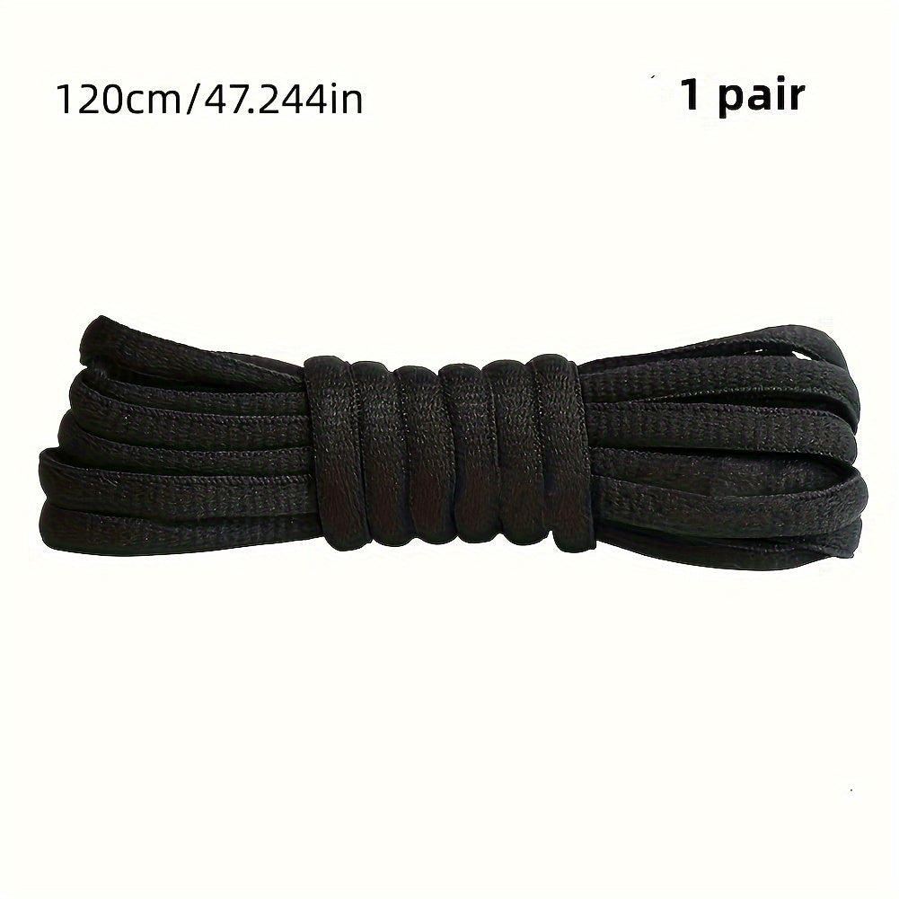 Unisex Classic Nylon Half Round Shoelaces for Sneakers 100cm-120cm