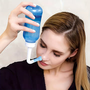 Portable Neti Pot 300/500ml for Sinus Relief Allergies Cold Treatment No Electricity
