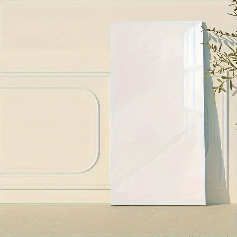 32 pieces of 3D marble pattern self-adhesive wall tiles, waterproof PVC, glossy finish, contemporary style, easy to apply and washable. Can be used for kitchen, living room, and bathroom