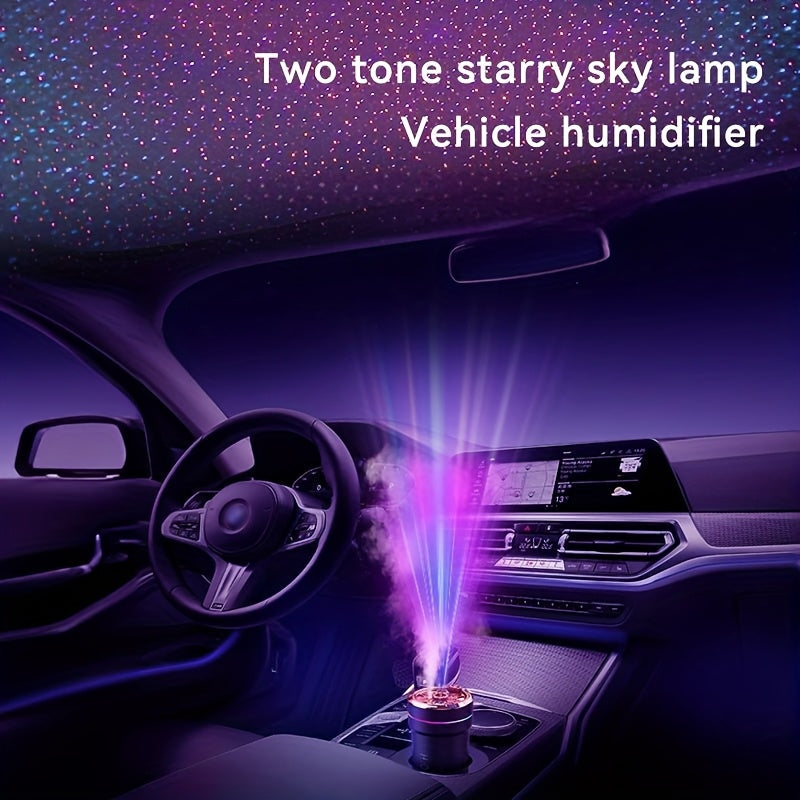 Romantic Atmosphere Dream Star Humidifier 300ml USB Plug Silent Night Light