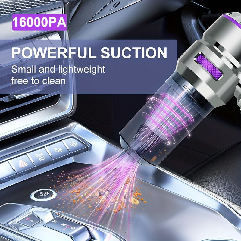 Handheld Cordless Vacuum with 16000Pa Suction 100W Brushless Motor Battery