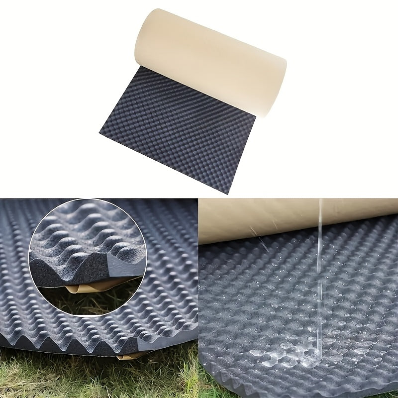 High-Density Black Foam Insulation Roll 50.04cm x 2.01cm x 152.4cm Waterproof Soundproof Noise Reduction