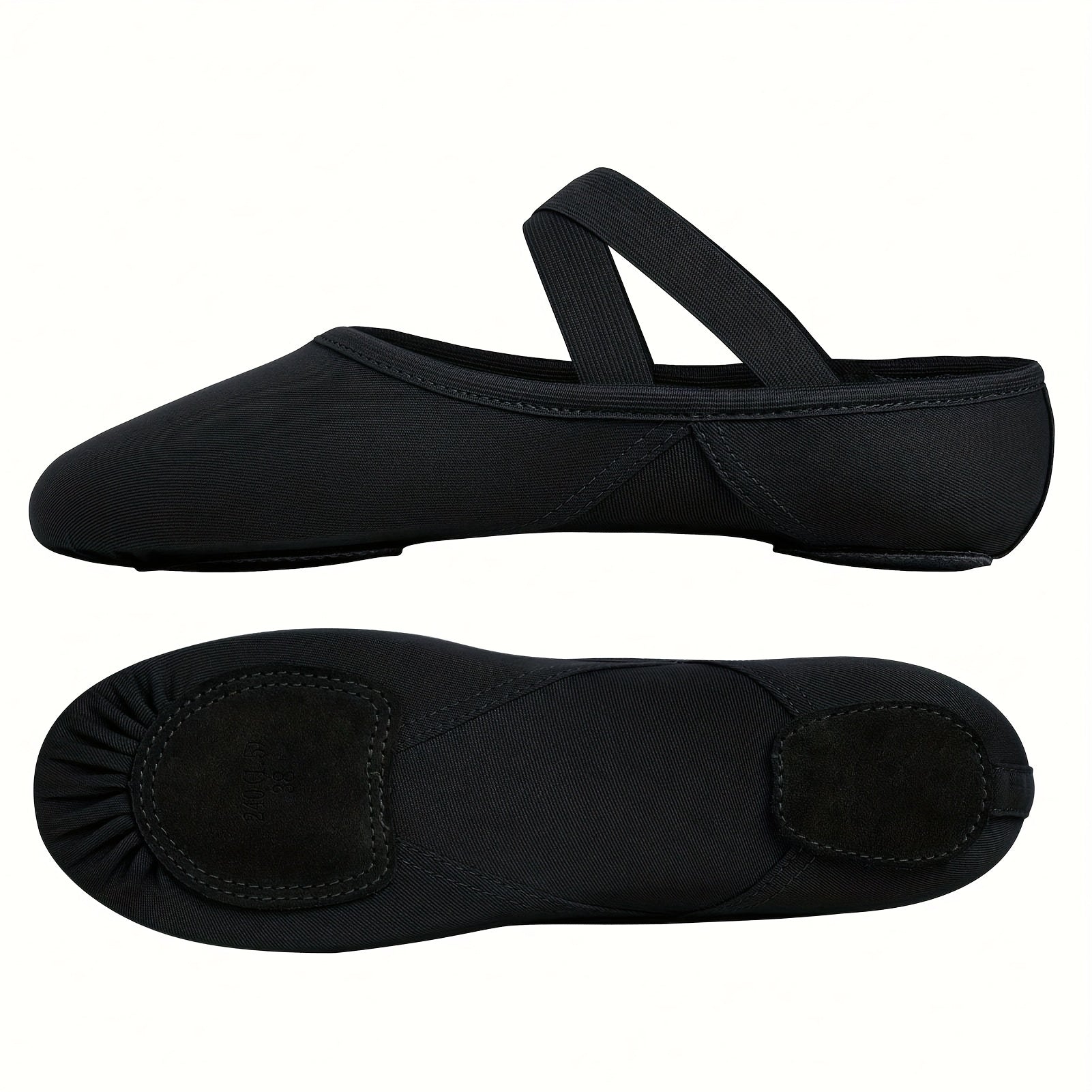 Zapatos planos de ballet para mujer de tela suave, sin cordones, para todas las estaciones