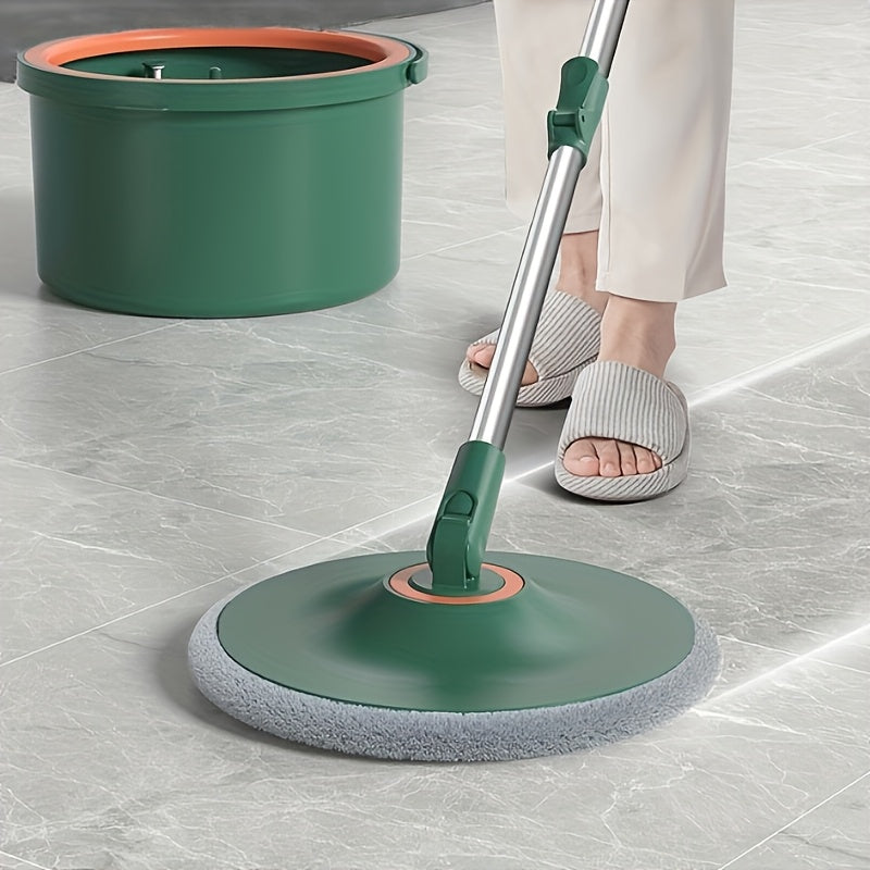 1 To'plamli Round Spin Mop va Bucket System bilan Wringer, 2 ta Microfiber Pad bilan. Mustahkam plastmassadan tayyorlangan, bu tozalash to'plami yashash xonasi, yotoqxona, hammom va hojatxona uchun ideal. U oshxona tozalash uchun juda mos keladi.
