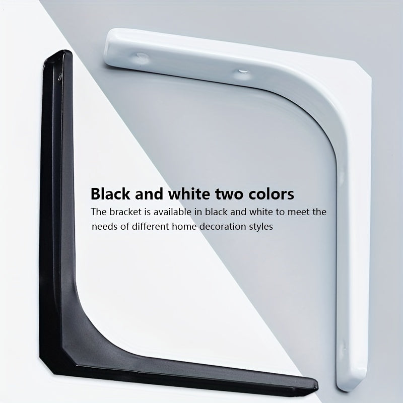 Triangle Bracket Holder Set for Wall Mount, L-Shaped Shelf Support Rack