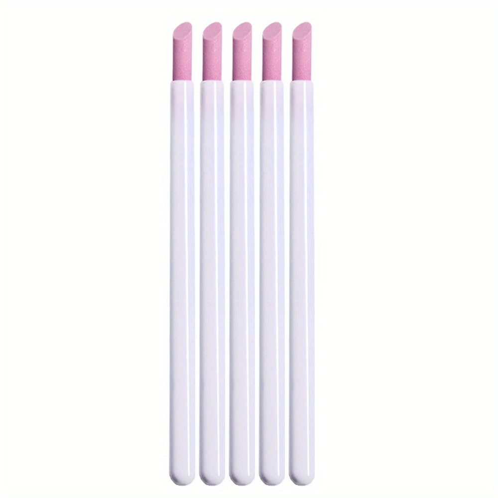 Unisex Quartz Stone Nail Care Tool for Cuticle Removal, Gentle, Portable