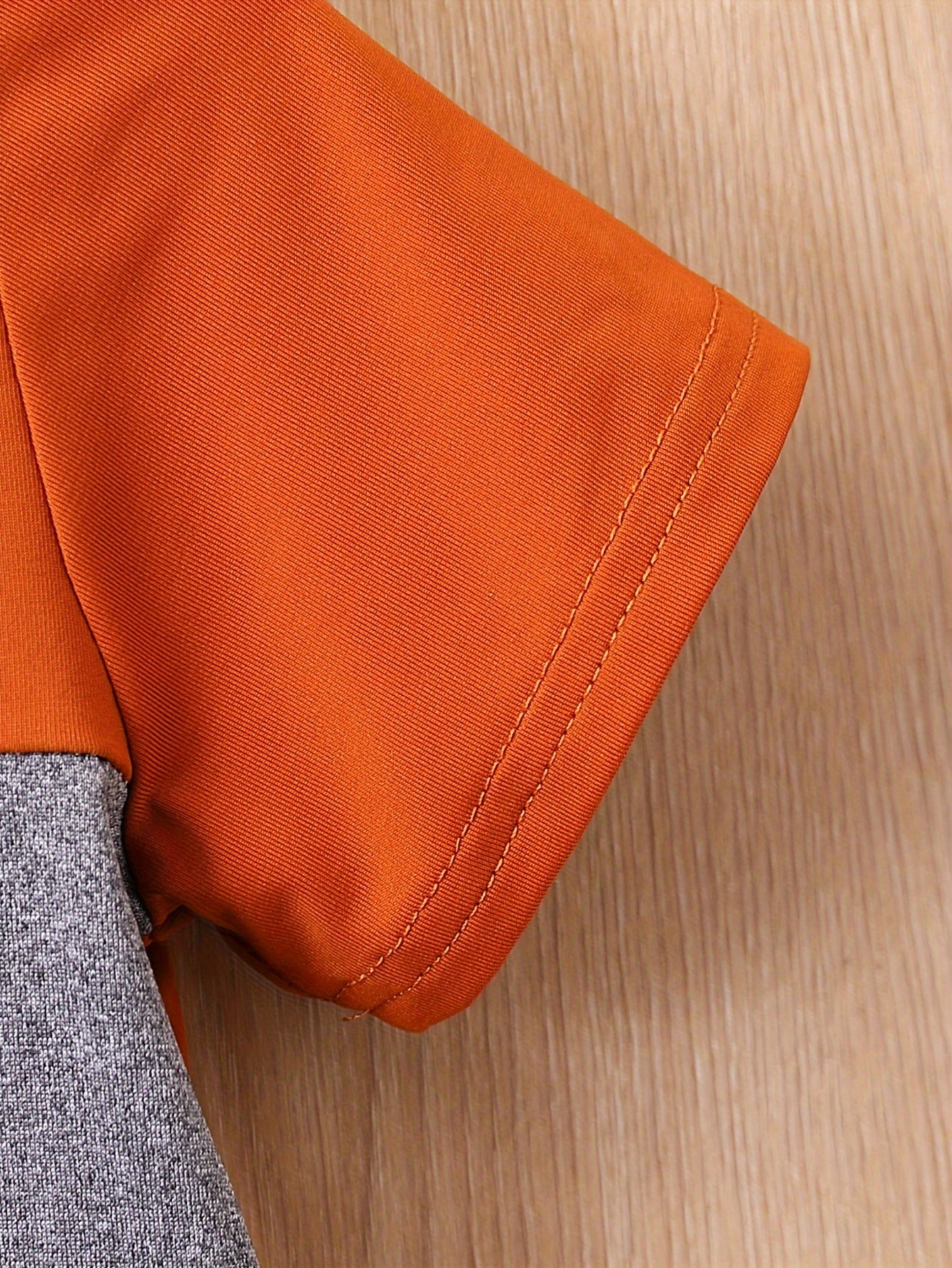 Kids Boys Summer Letter Print T-Shirt and Shorts Set Polyester Casual Age Over 3