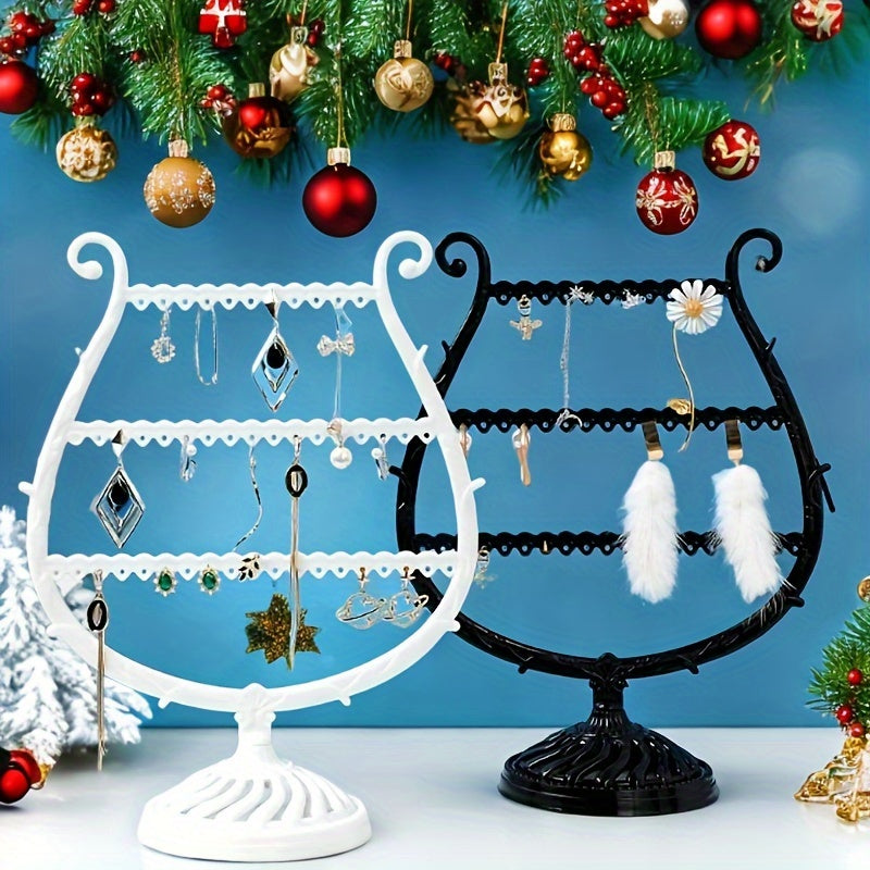 Jewelry Display Stand for Necklaces Earrings and Bracelets Wooden Home Decor Gift