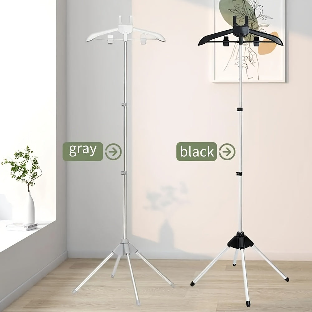 Adjustable Portable Clothes Steamer Stand with Foldable Support Rack