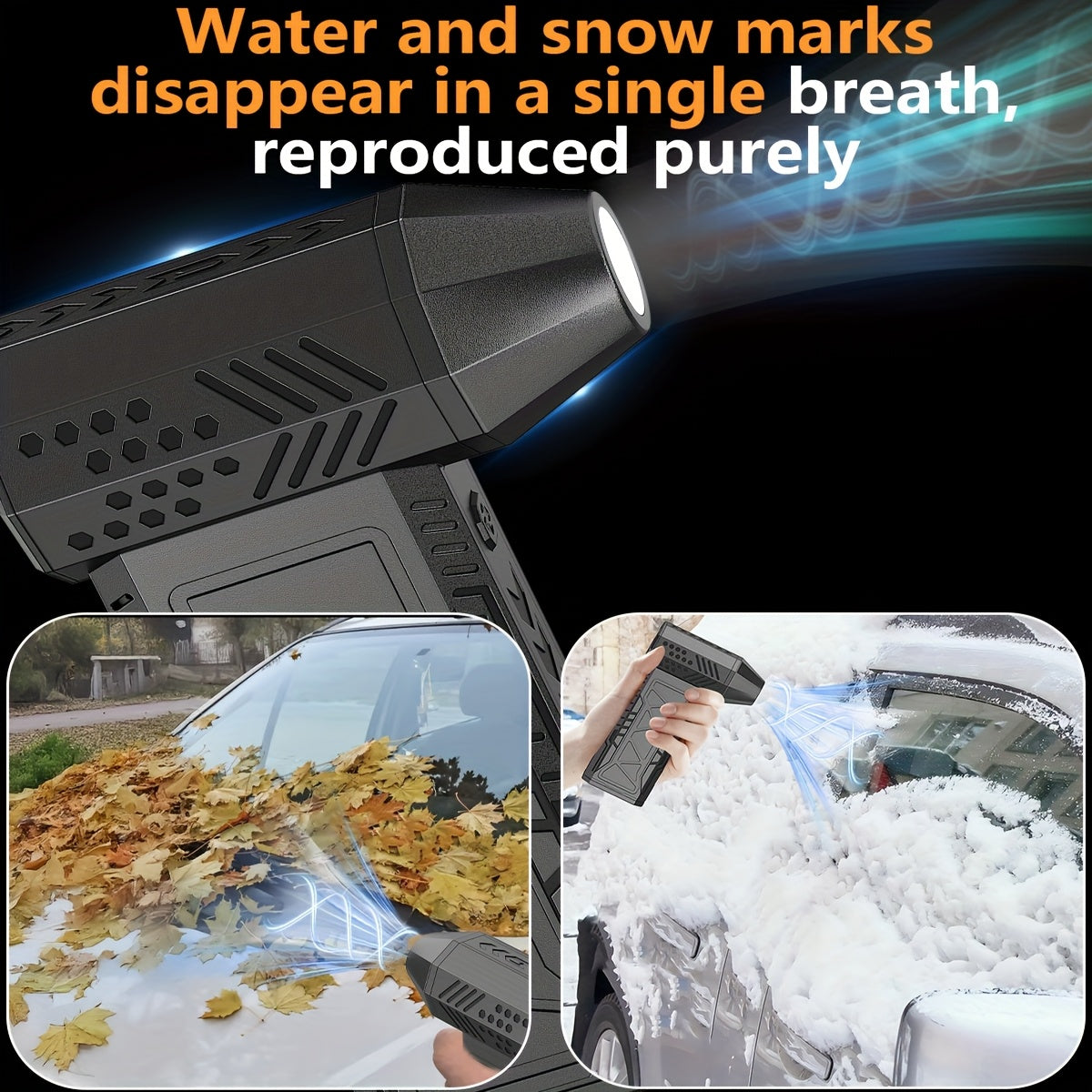 Портативный беспроводной мини-фен для путешествий, кемпинга и отдыха на природе