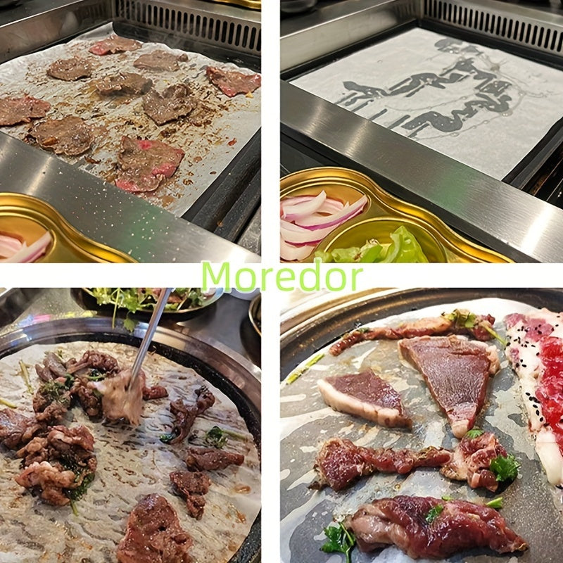 Oʻziga xos bo'lmagan pergament qog'ozli pishirish varag'lari 30.48x40.64cm Yopishmaydigan pishirish, pishirish, grill qilish uchun