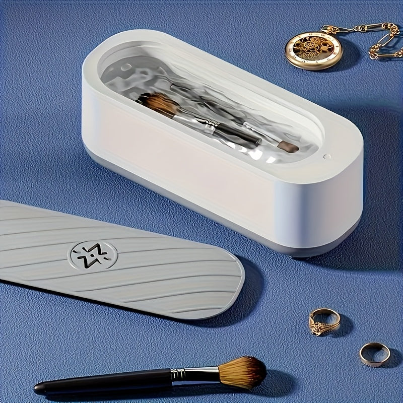 Portable USB Rechargeable Cleaning Machine for Glasses Jewelry and Dental Devices