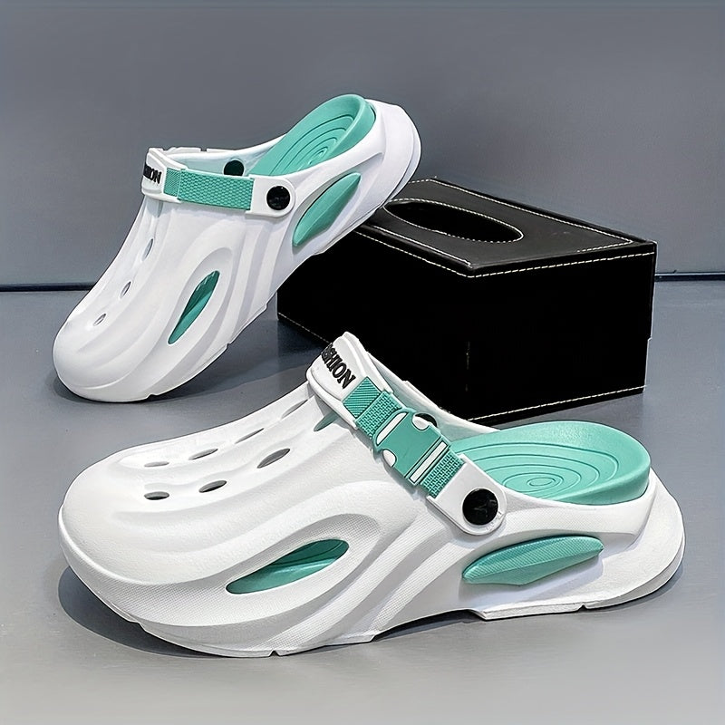 Women's Breathable EVA Clogs with Non-Slip Sole, Adjustable Strap, Summer Outdoor