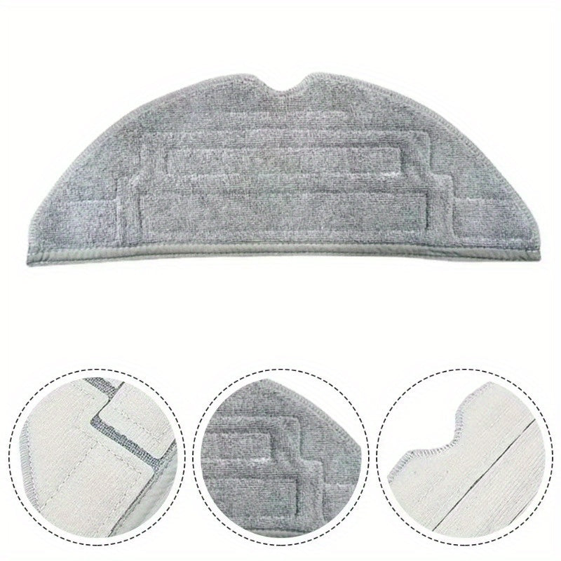 Roborock S8/S8 Plus/S8 Pro bilan mos keladigan 8 ta mikro tolali mopa to'plami, ultra tozalash robot changyutgichlari uchun zaruriy aksessuarlar, zaxira pol ulanish qismlari, tozalash matosi kiritilgan.