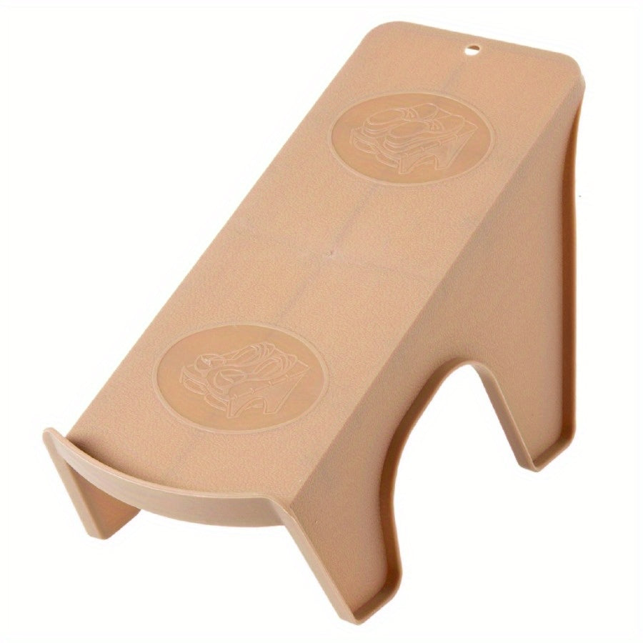 Estantería de plástico para zapatos, de dos niveles, organizador de armario, almacenamiento de calzado