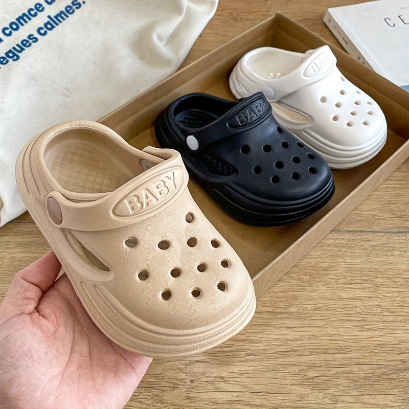 Kids Water-Resistant EVA Clogs for Boys and Girls Breathable Lightweight Slip-Resistant Shoes