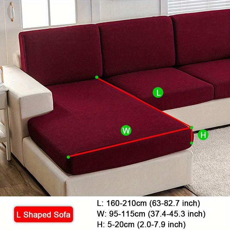 Waterproof Jacquard Sofa Slipcover Elastic Polyester Furniture Protector