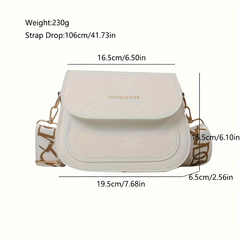 Women's Vintage Crossbody Bag PU Lightweight Unlined for Office and Daily Use Stone Print