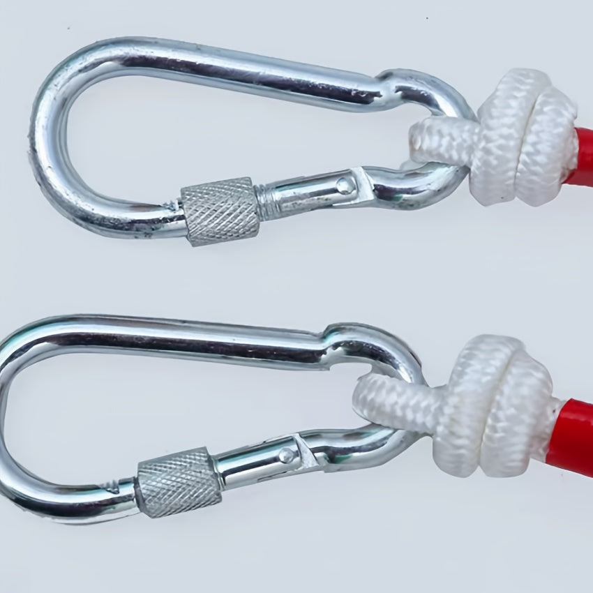 Mustahkam po'lat yadroga ega, mustahkam naylon kiyim ipi, oson o'rnatish uchun teshik ochmasdan, shamolga chidamli va sirpanmaydigan dizayn bilan, lagerda foydalanish uchun - uzunligi 1000 sm. Tabiatda kiyim osish uchun mukammal.