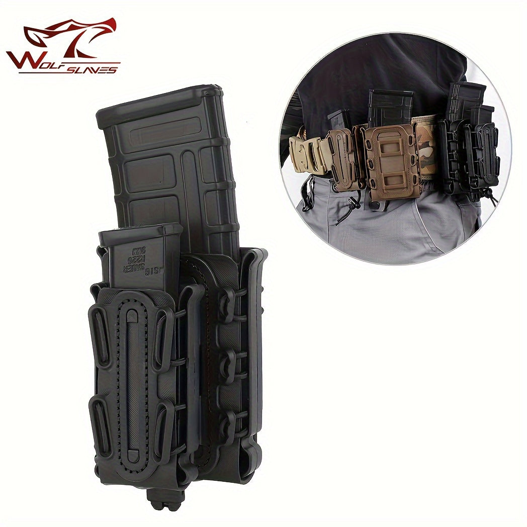 Rifle Magazine Pouch 5.56mm 7.62mm M4 AR15 M16 AK Softshell Molle Black