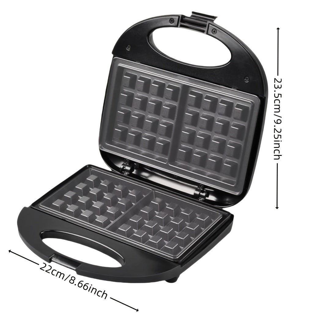 European Standard Plug Waffle Maker Non-Stick Coating Widened Deepened Baking Tray 750W