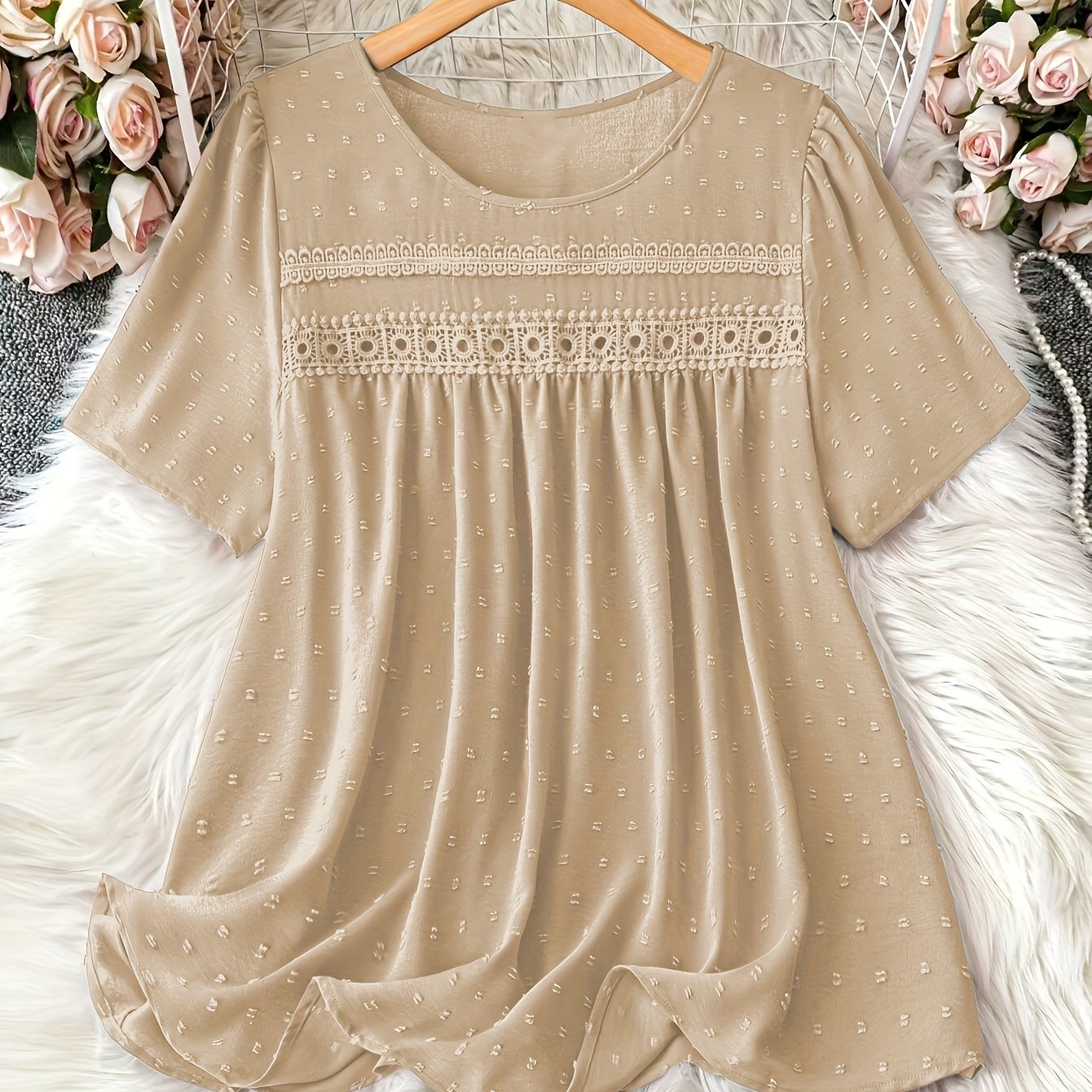 Plus o'lcham ayollar moda topi, kundalik, qulay, erkin fit