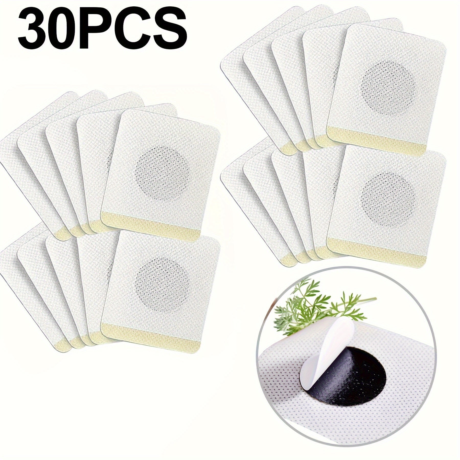 30pcs Belly Patch and Moxa Wormwood Sticker for Female Health Gifts