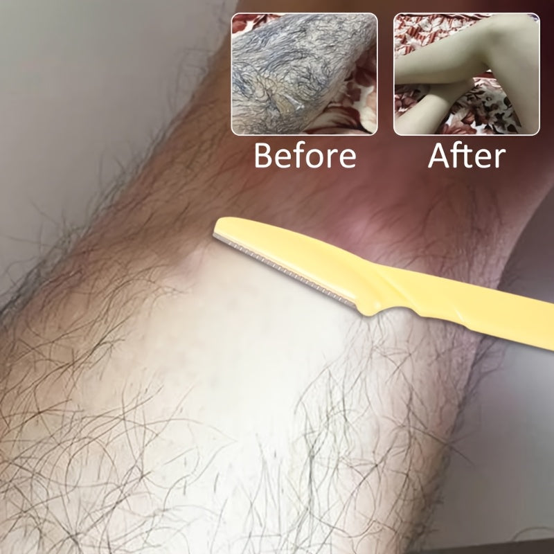 3 dona Qosh qirqish uchun qayta ishlatiladigan sochni kesuvchi portativ yuz sochlarini olib tashlash uchun