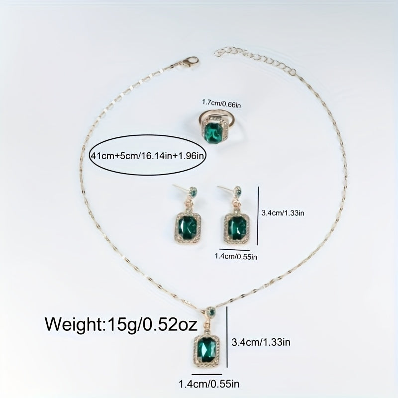 Женский элегантный классический набор ювелирных украшений, сюрпризы для подарков и вечеринок