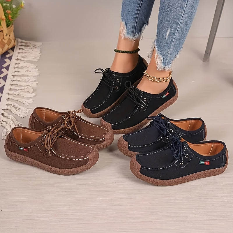 Women's Lightweight Lace-Up Loafers for Casual Wear on King's Day