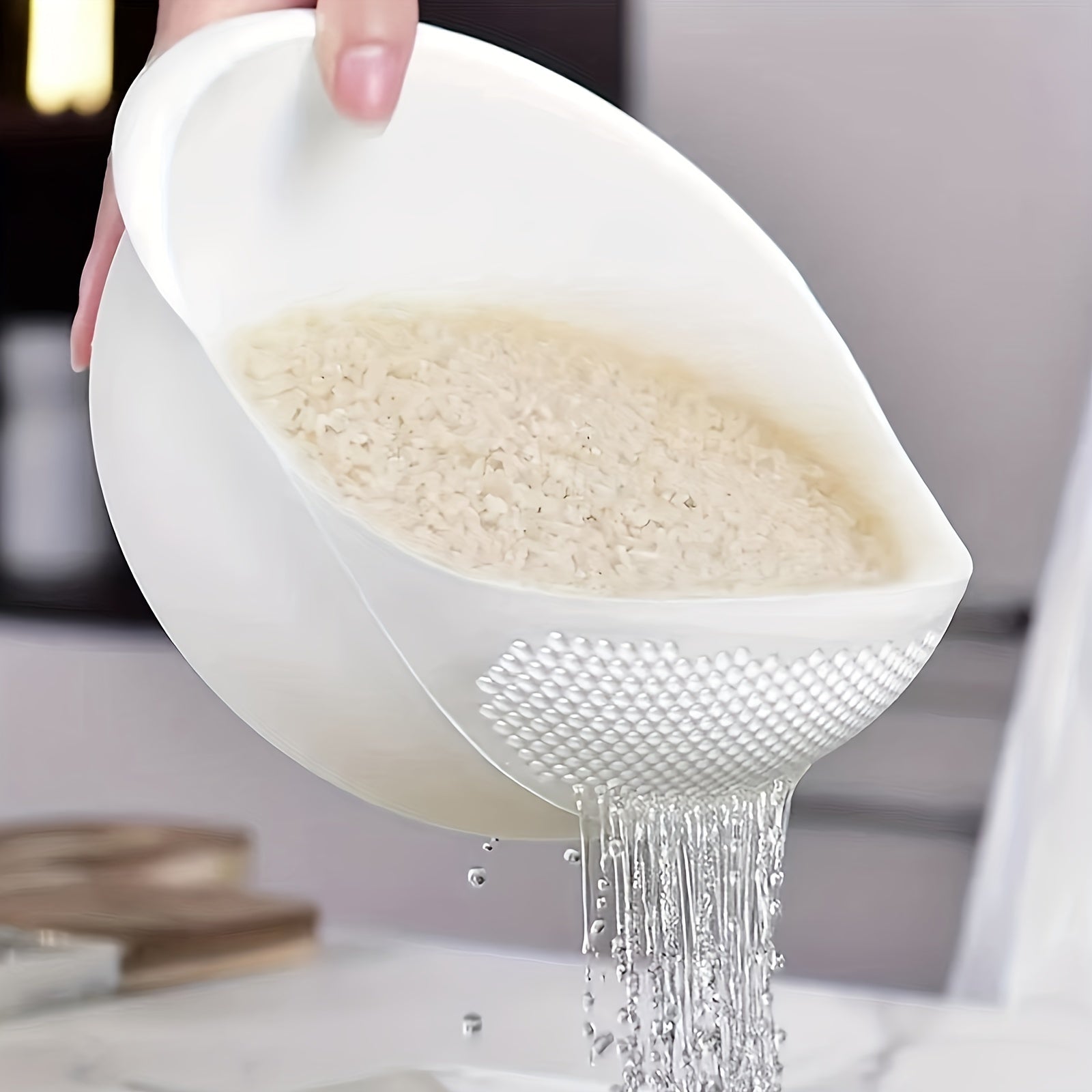 Multifunctional Kitchen Washing Basket Basin for Vegetables Fruits Pasta Rice Strainer