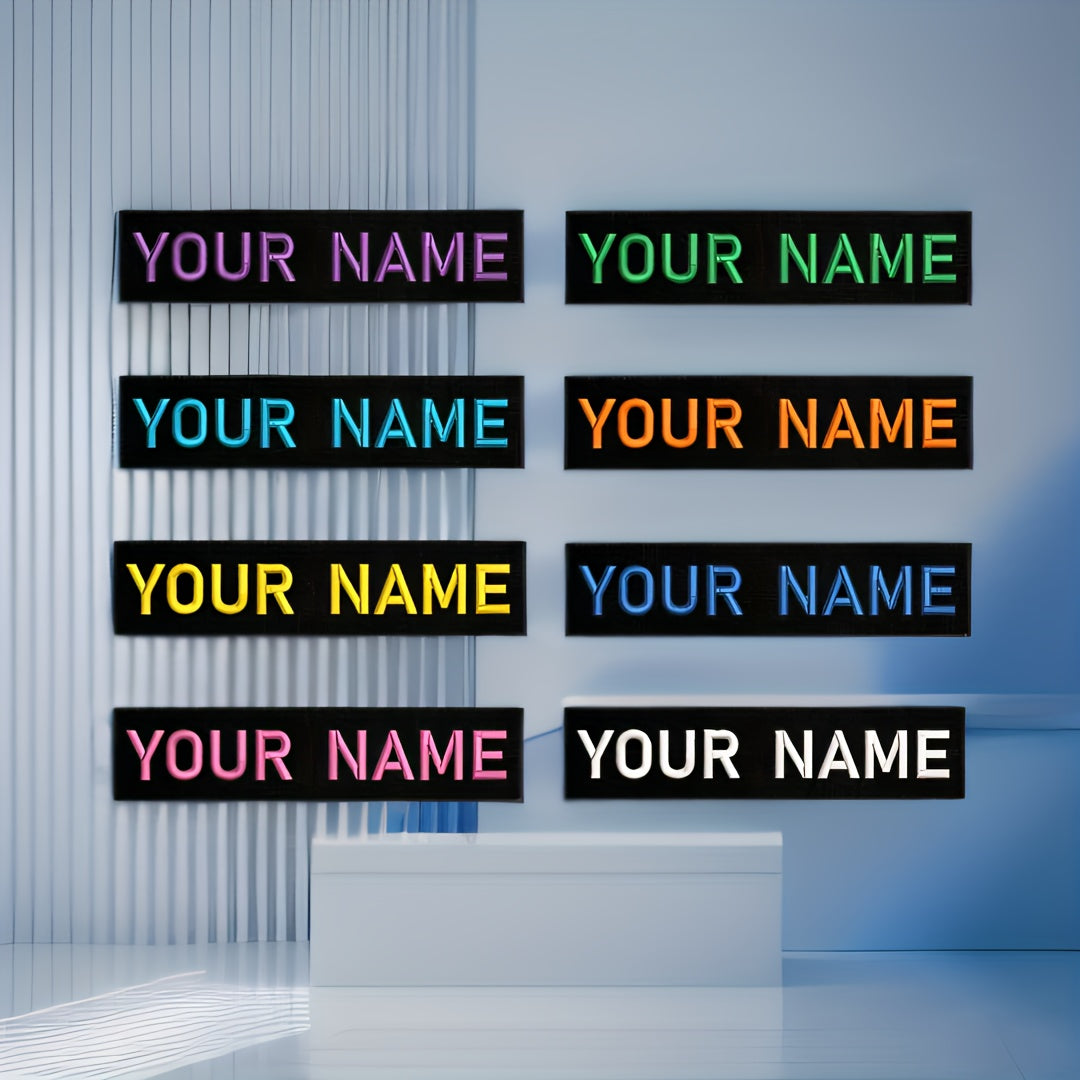 Personalized Name Patch for Bags Clothing and Hats Customizable Name Label