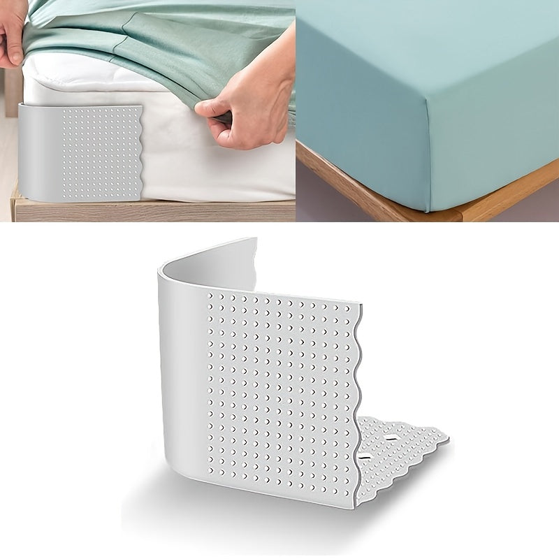 Silicone yotoq to'siqlari, sozlanadigan dizayn - xavfsiz matras joylashuvi uchun sirpanmaydigan qisqichlar, turli o'lchamlar bilan mos keladi, qo'l bilan yuvish mumkin