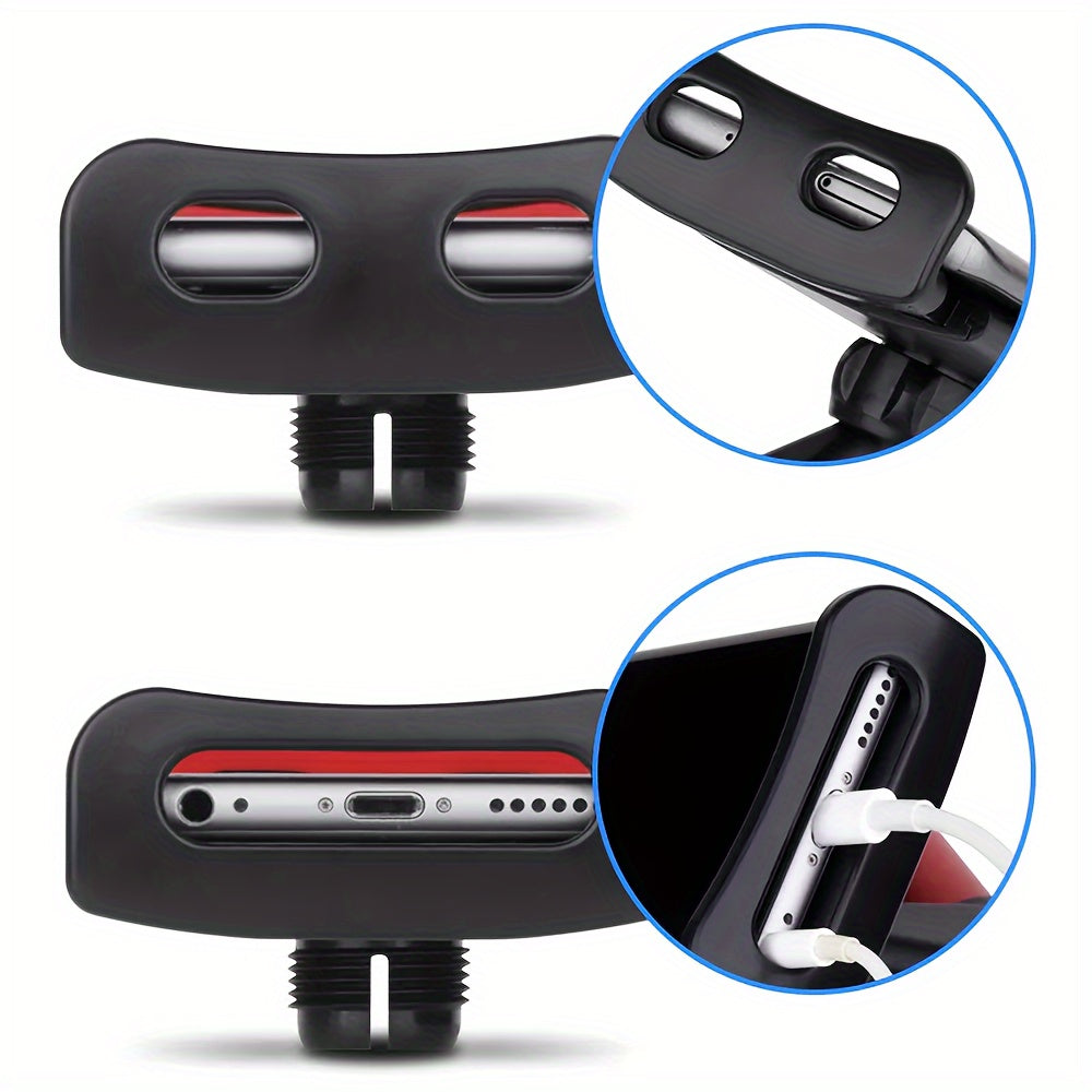 Universal Rotatable Car Headrest Mount ABS Holder for Phones Tablets Gadgets