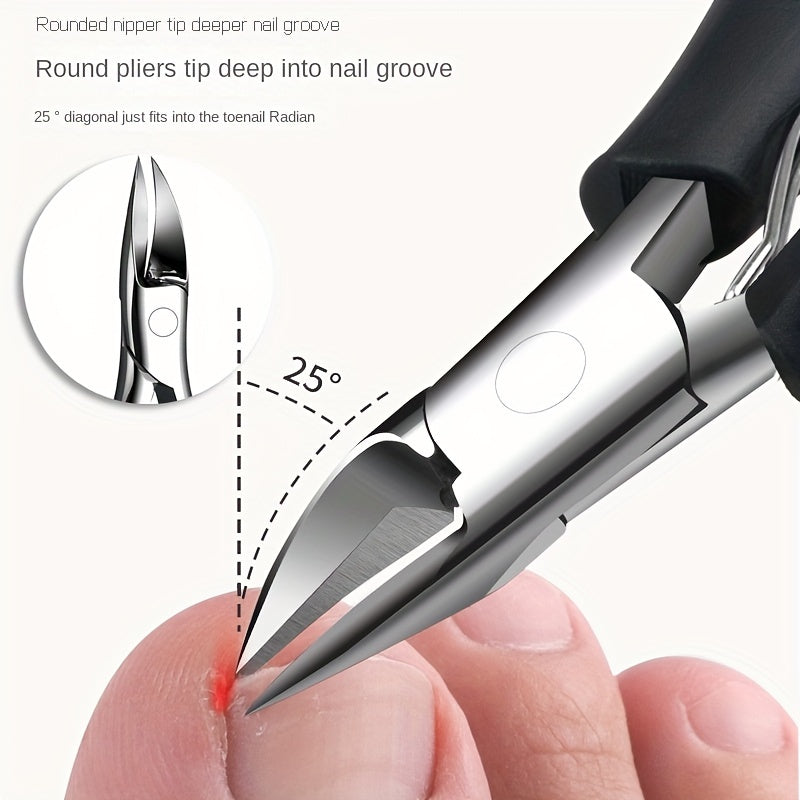 Professional Ingrown Toenail Care Kit Stainless Steel Nipper and Lifter Set