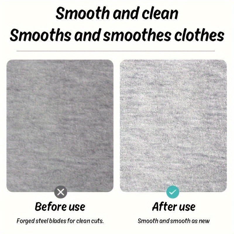 Electric Lint Remover with Stainless Steel Blades for Clothes and Fabrics