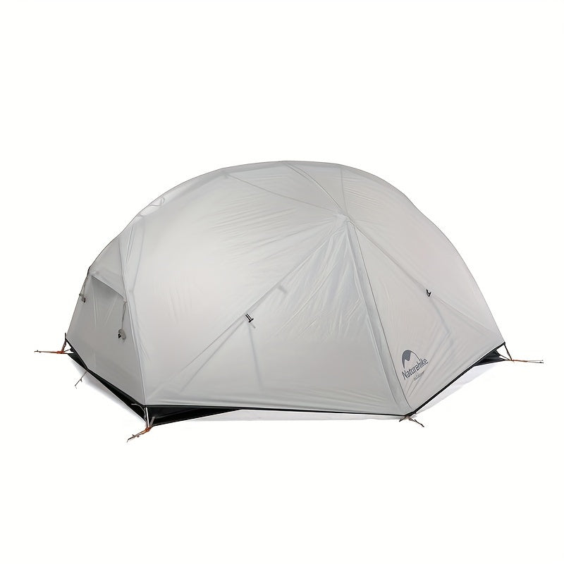 Tienda de campaña impermeable para 2 personas, para todas las estaciones, de poliéster gris