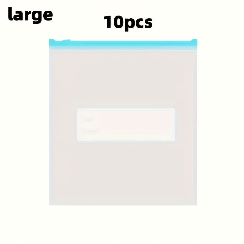 10/15/20pcs Reusable Vacuum Sealer Bags Ziplock Food Storage BPA-Free