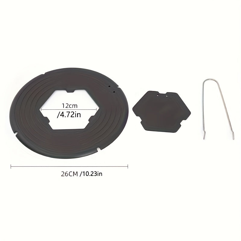 O'zgaruvchan olov bilan ajraladigan portativ qumushli gaz pechining issiqlik tarqatuvchisi