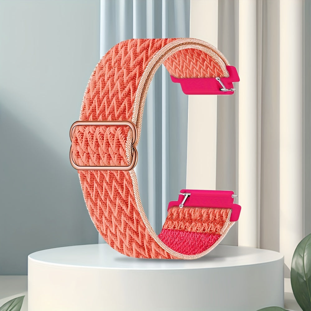 20-22mm bilak uchun nylon tasma, suvga chidamli, batareyasiz, qopqoq va halqa yopilishi.