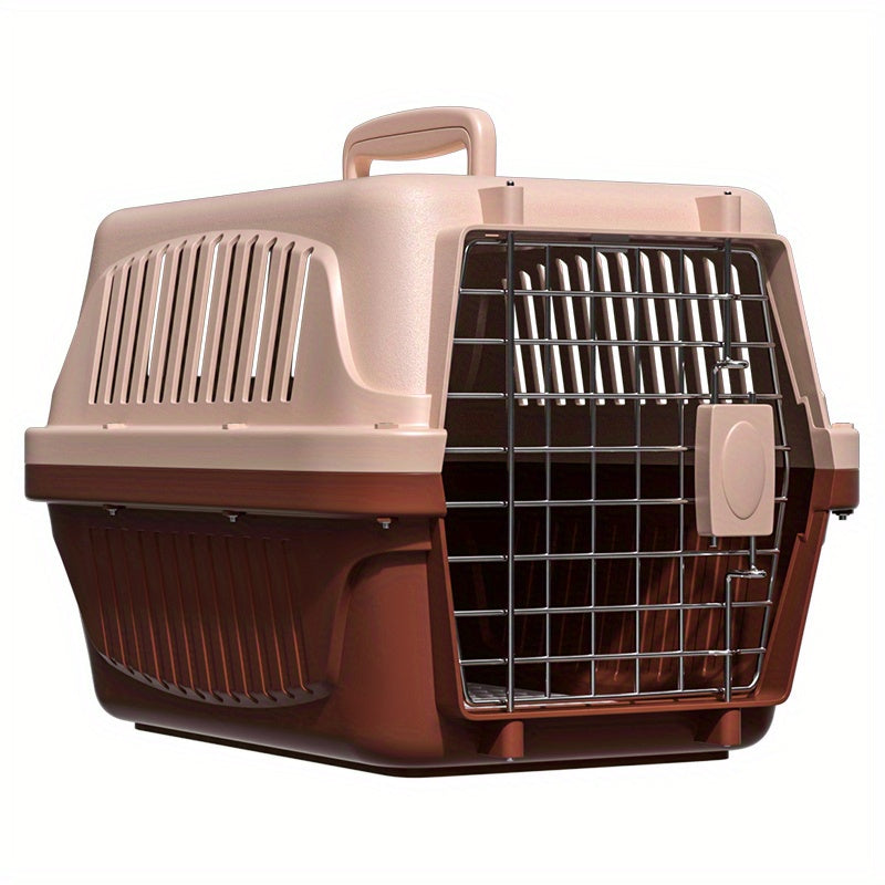 Одобренная авиакомпанией переноска для домашних животных с надежным запирающим механизмом и удобной подкладкой для кошек и собак.