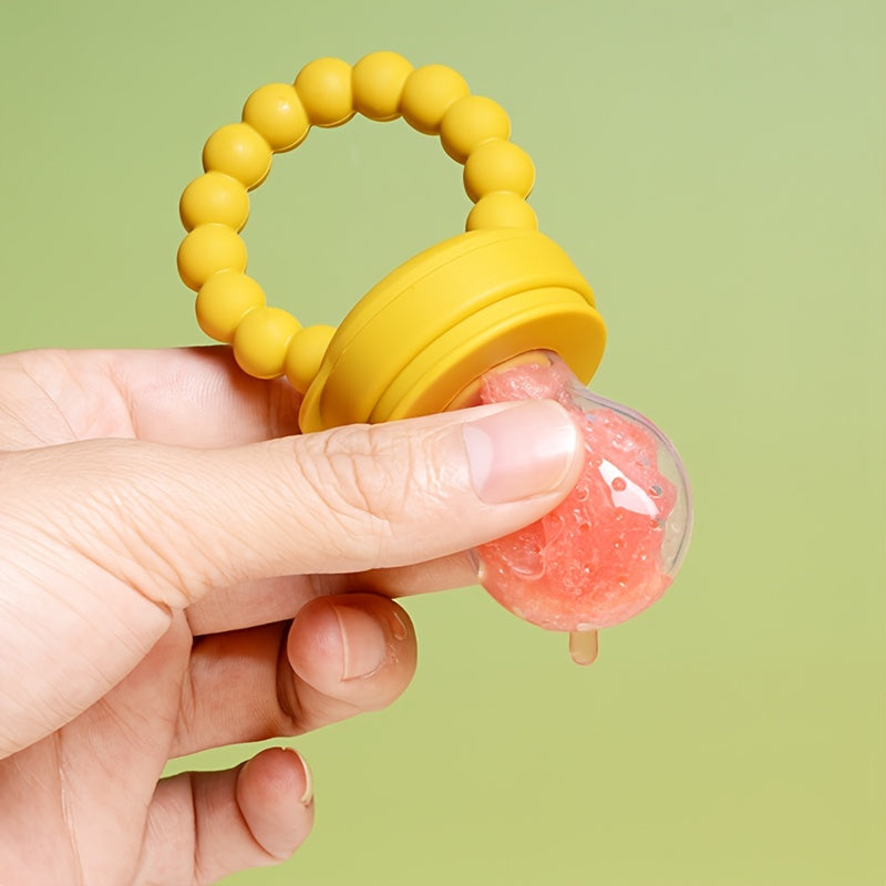 Baby Silicone Pacifier with Fruit and Vegetable Feeder for Supplemental Feeding