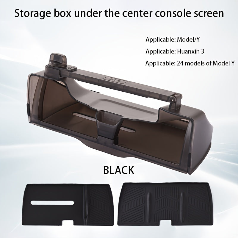 Car Interior Storage Box for Model Y and 3 Center Console Organizer Hidden Storage