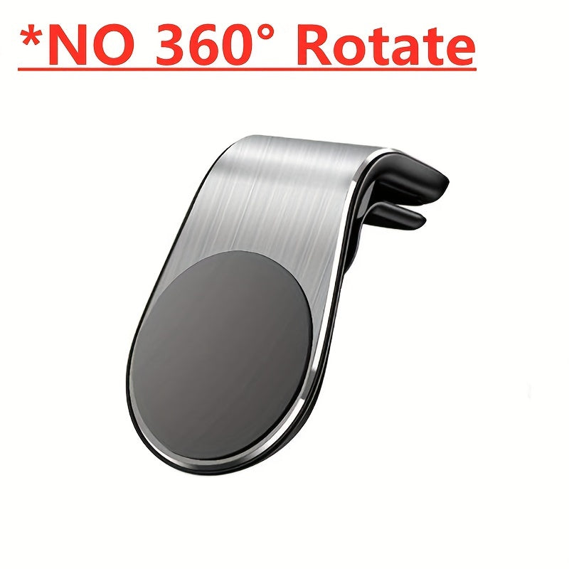 Universal avtomobil telefon uchun tutqich 360° aylanadigan magnit vent montaji sozlanadigan klip