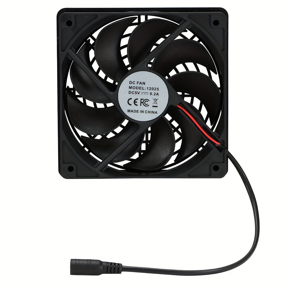 3 Pack 120mm Computer Fans for Cooling Cabinets Servers and Workstations