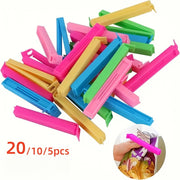 Plastic Food Bag Sealing Clips Pack of 20 10 or 5 Moisture-Proof Freshness Preserver