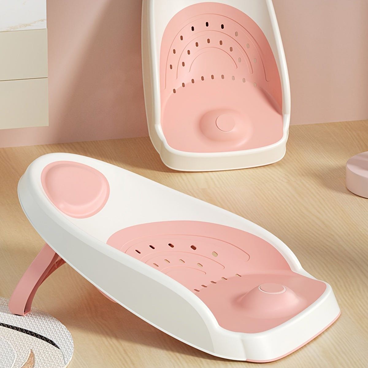 "Suvda o'tirish joyi va qo'llab-quvvatlash stuli to'plami, sirpanishga qarshi to'r bilan, oson saqlash uchun egiluvchan dush yordamchisi, plastik materialdan tayyorlangan, aralash ranglar, 1 dona"