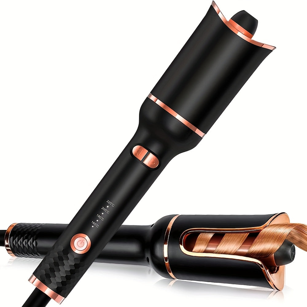 Curling Iron with Ceramic Rotating Barrel 6 Temp Settings Auto Shut-Off Fast Heating