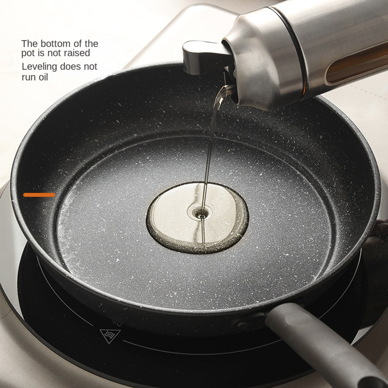 Cast Iron Skillet Non-Stick 10-Inch for Eggs Steak Pancakes Fish Dishwasher Safe